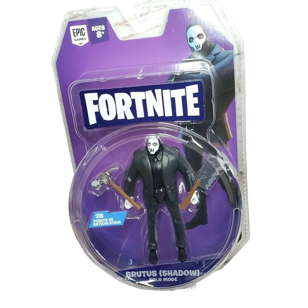 Fortnite Brutus Shadow Solo Mode Action Figure - Collectible Gaming Merchandise